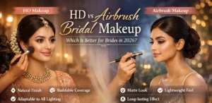 HD vs Airbrush Bridal Makeup- Anjali Makeover