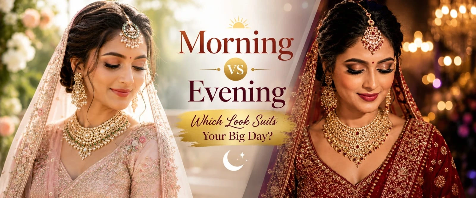 Morning vs Evening Wedding Makeup: What Brides Should Choose